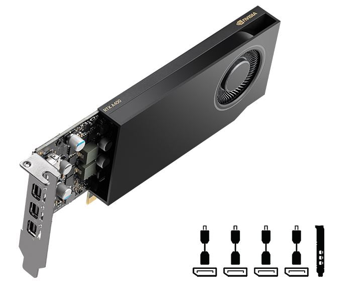 PNY RTX A400 4GB GDDR6 Graphics Card