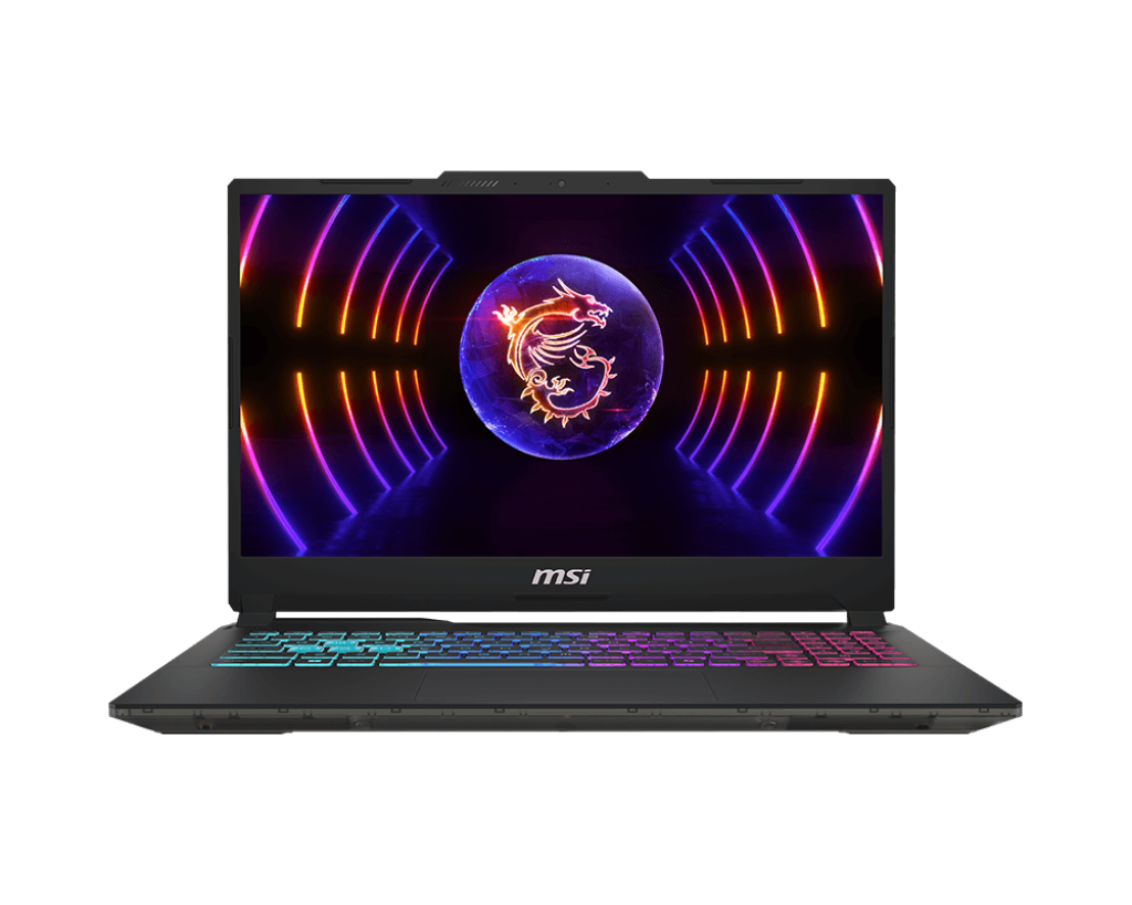 MSI Cyborg 15 Gaming Laptop (Intel Core i7 13620H, 16GB RAM, 1TB SSD, RTX 4050, 15.6" FHD 144Hz, Translucent Black)