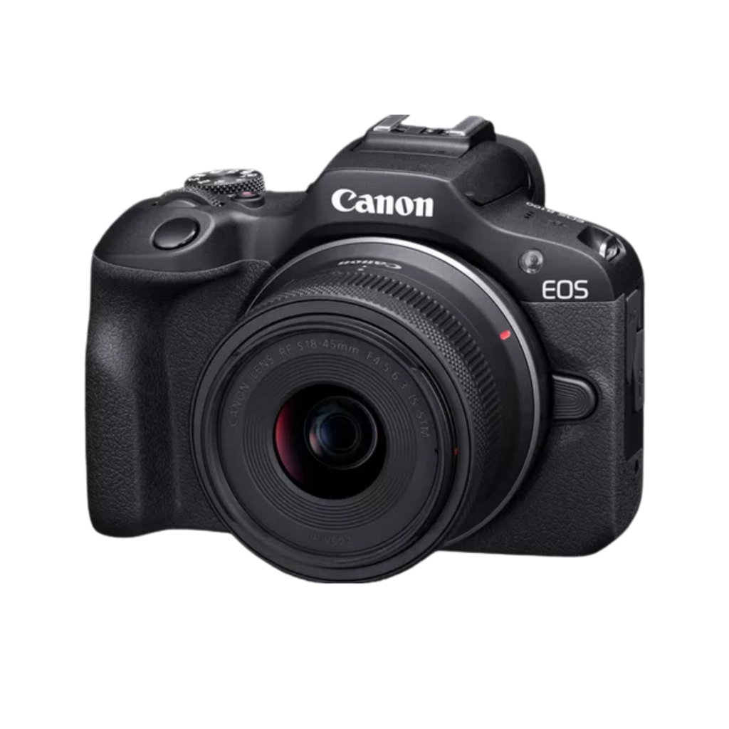 Canon EOS R100 Mirrorless Camera with Two Lenses