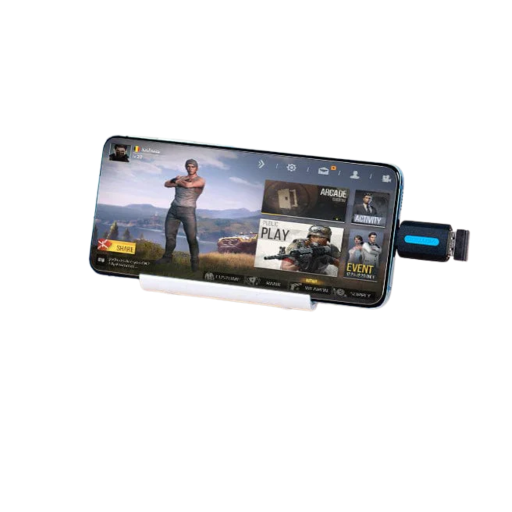 Vention USB-C Male to USB 3.0 Female OTG Adapter Black PVC Type