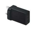 65W 3 in 1 Black Power Adapter Charger Plug