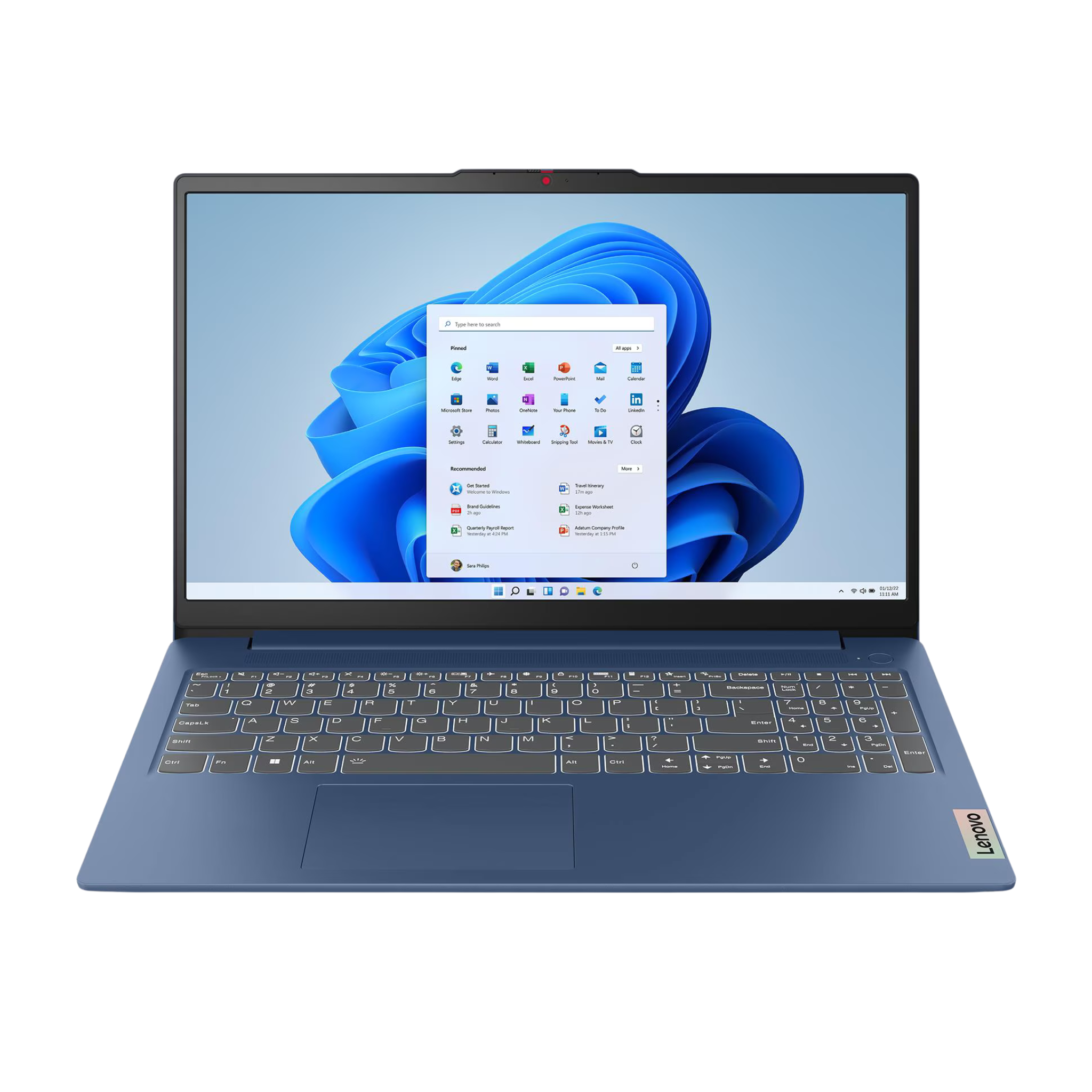 Lenovo IdeaPad 1 15IJL7 Laptop (Intel Celeron N4500, 8GB RAM, 256GB SSD, Windows 11 Home, 15.6" FHD, Cloud Grey)