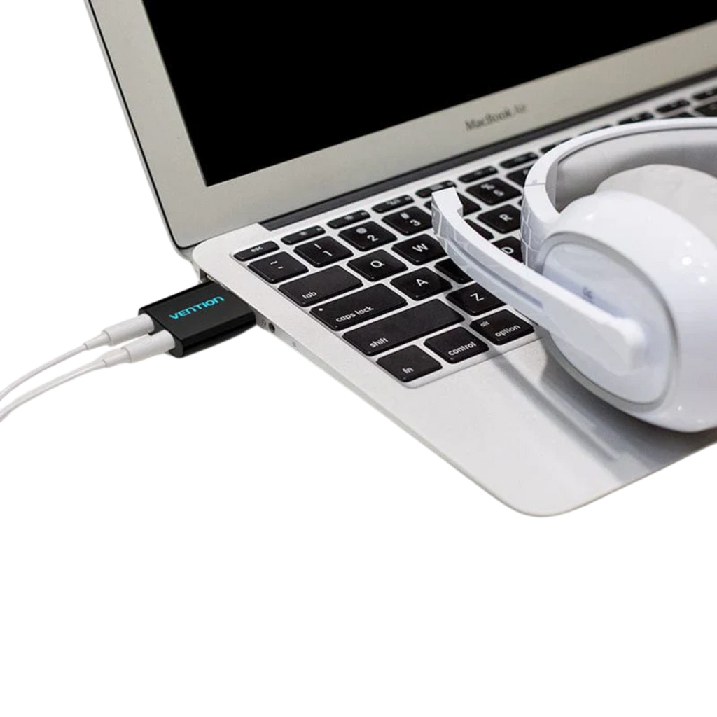 Vention USB External Sound Card Black Metal Type
