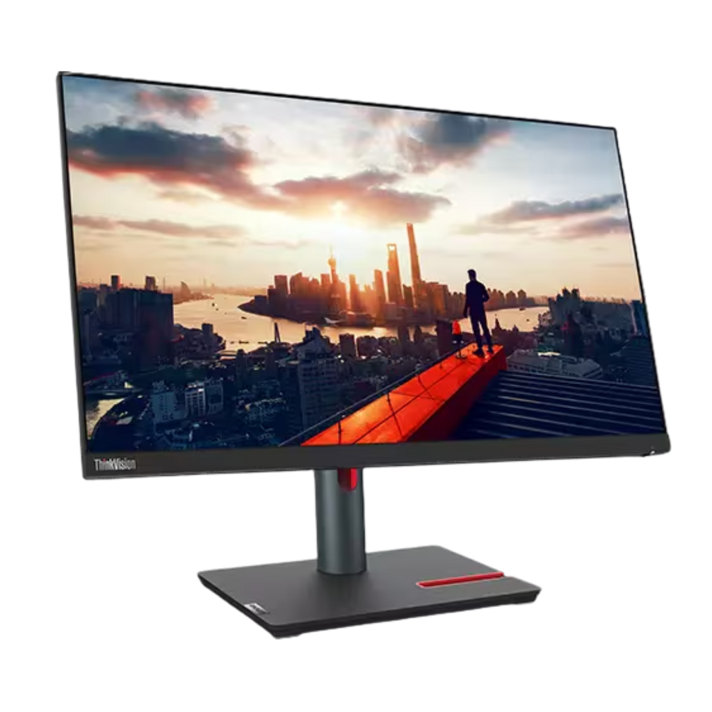 Lenovo ThinkVision P24h-30 23.8" QHD Monitor, Tilt/Swivel/Pivot/Height Adjustable Stand, Raven Black Color