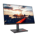 Lenovo ThinkVision P24h-30 23.8" QHD Monitor, Tilt/Swivel/Pivot/Height Adjustable Stand, Raven Black Color