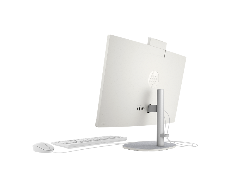 HP All-in-One 24 Desktop (Core i3 1315U, 8GB RAM, 512GB SSD, 23.5", White)