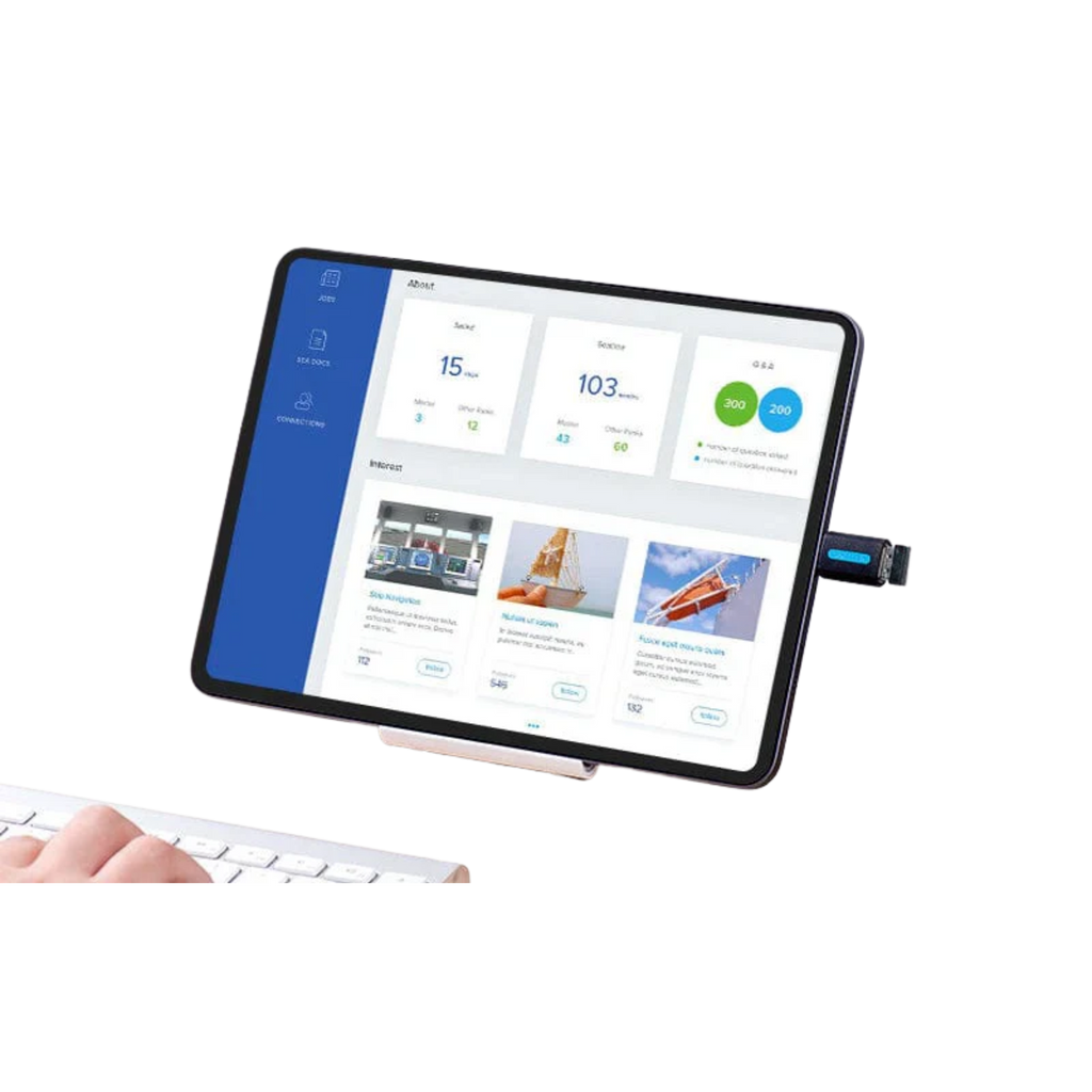 Vention USB-C Male to USB 3.0 Female OTG Adapter Black PVC Type