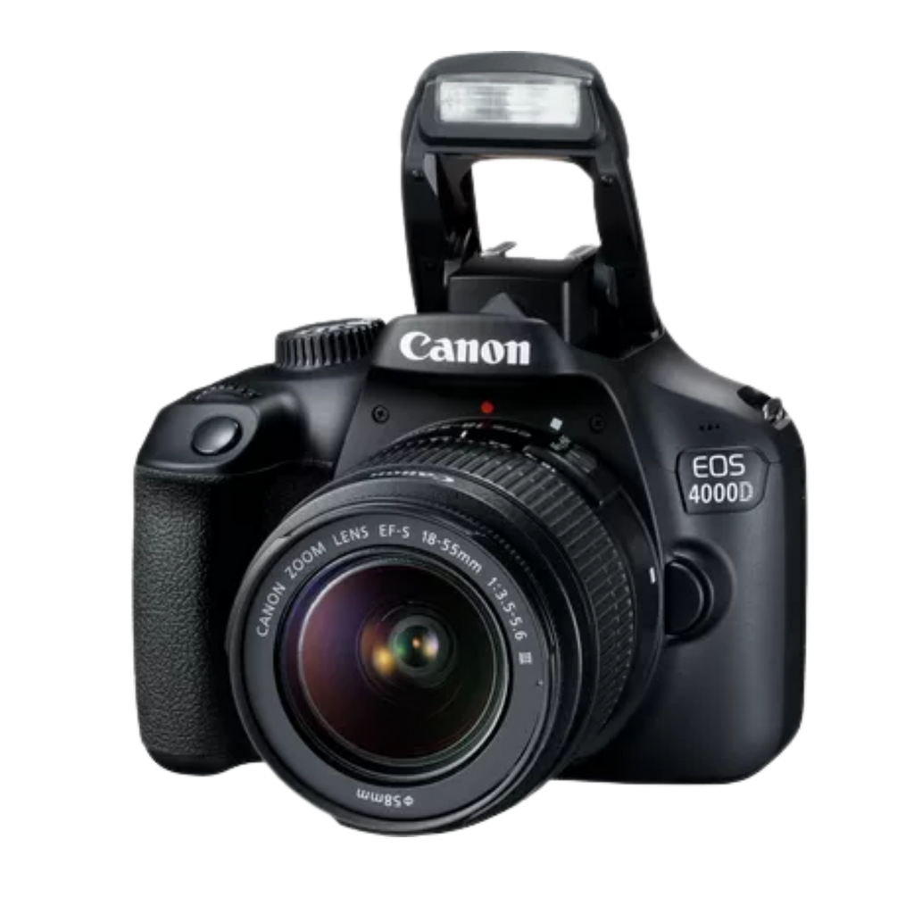 Canon EOS 4000D DSLR with EF-S 18-55mm f/3.5-5.6 III Lens Price in Kenya – KES 42,500.00