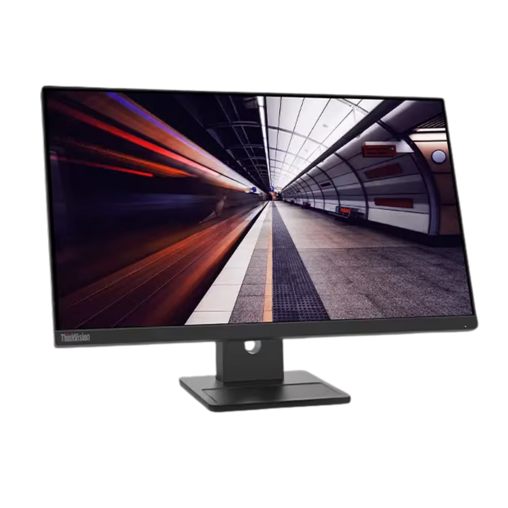 Lenovo ThinkVision E24-30 23.8" FHD Monitor, Integrated Speakers, Tilt/Swivel/Pivot/Height Adjustable Stand, Raven Black Color