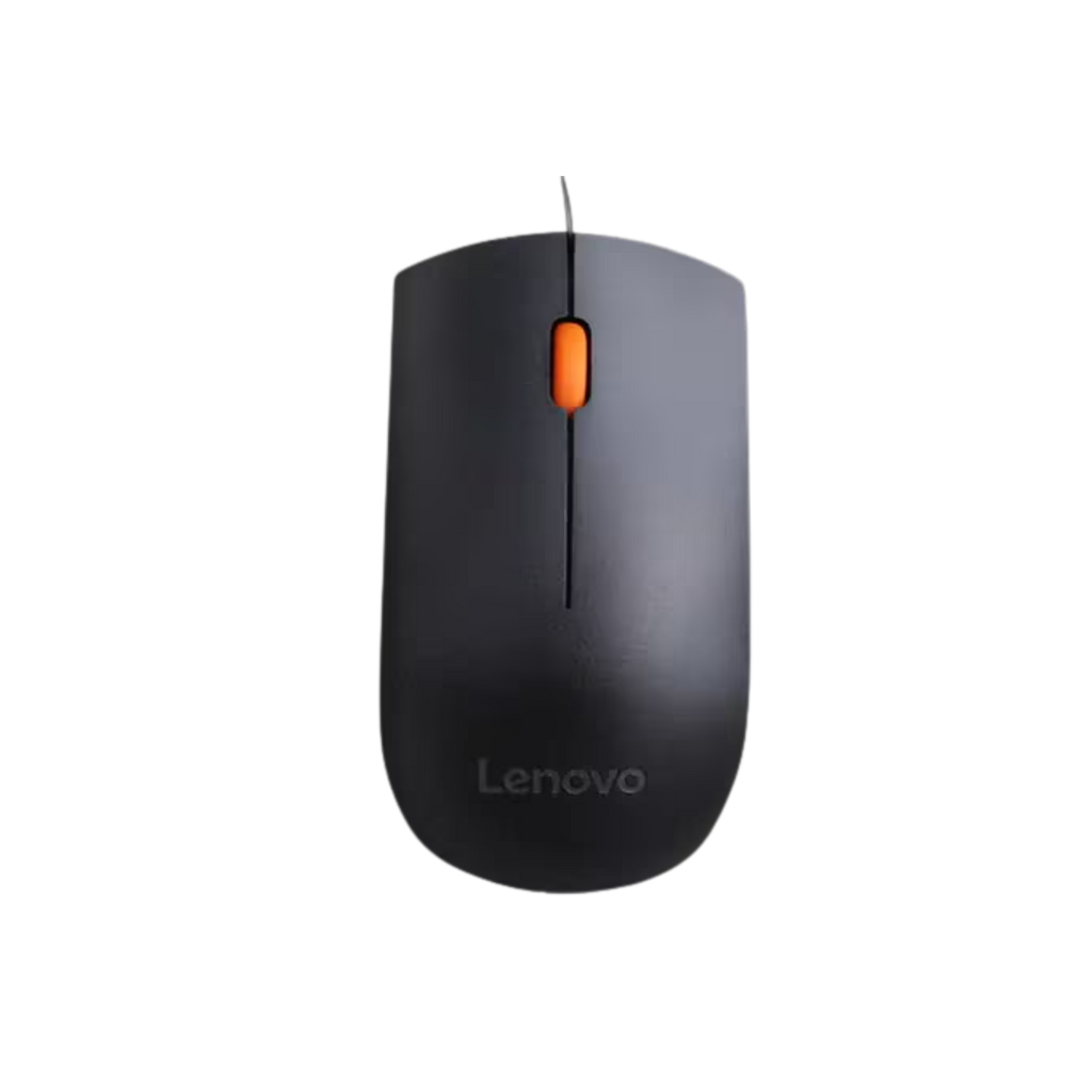 Lenovo 300 Wired USB Mouse - Black