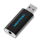 Vention USB External Sound Card Black Metal Type (CTIA)