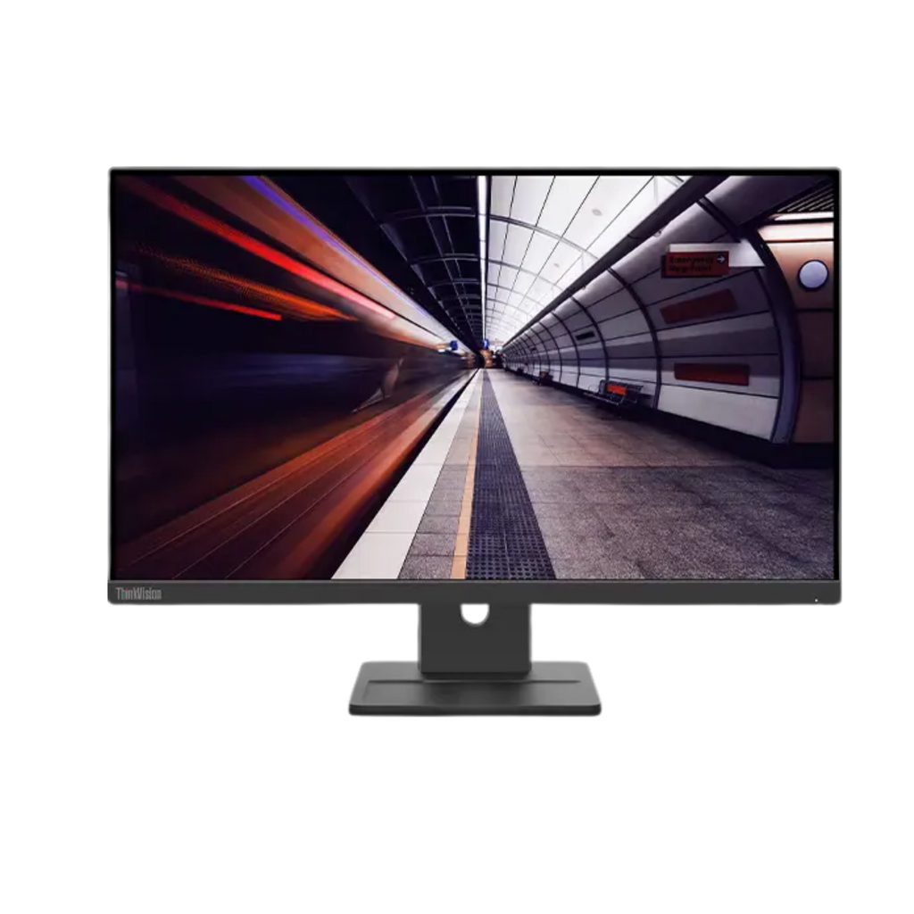 Lenovo ThinkVision E24-30 23.8" FHD Monitor, Integrated Speakers, Tilt/Swivel/Pivot/Height Adjustable Stand, Raven Black Color