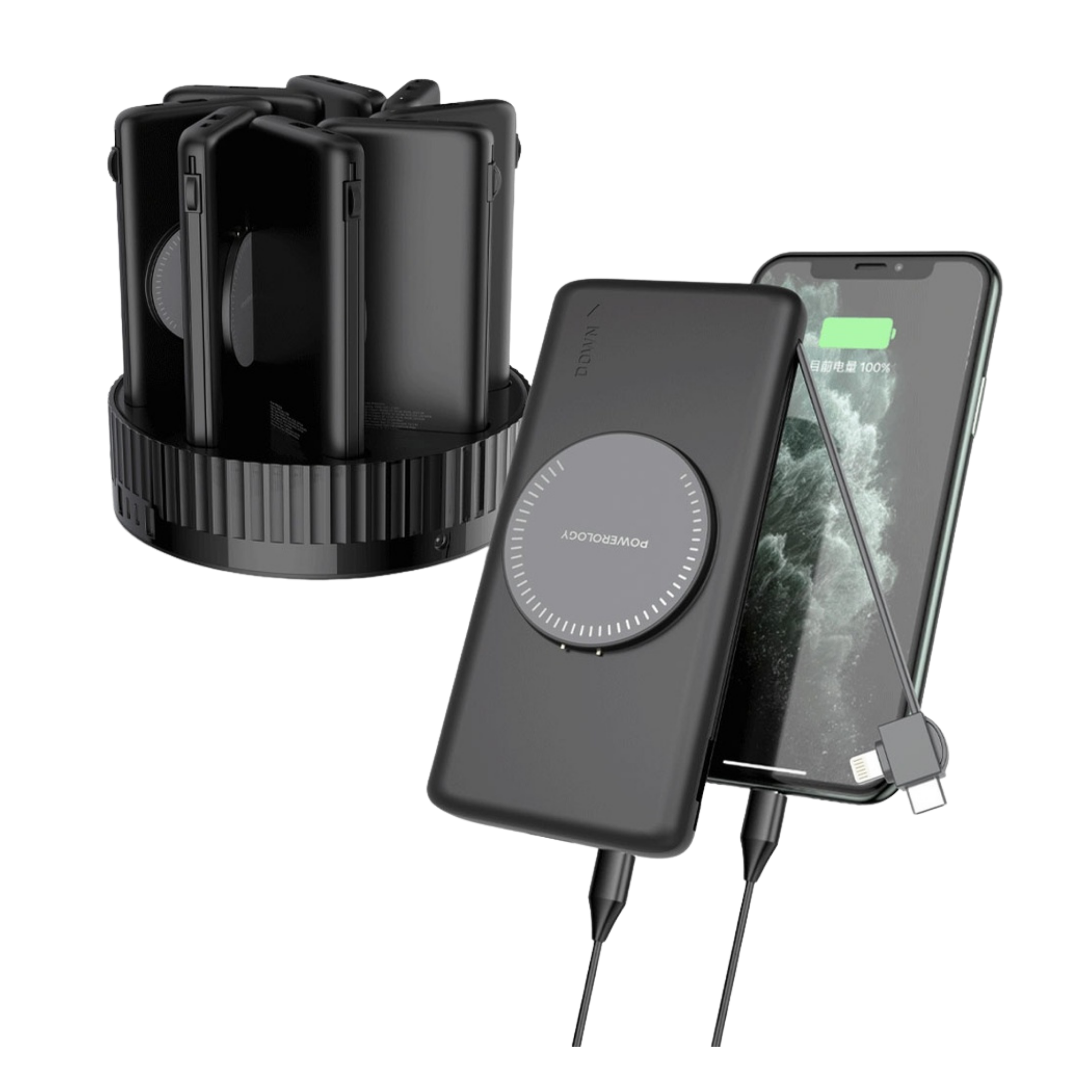 Powerology 8-in-1 Powerbank Station (10000mAh x 8) Price in Kenya – KES 28,000.00