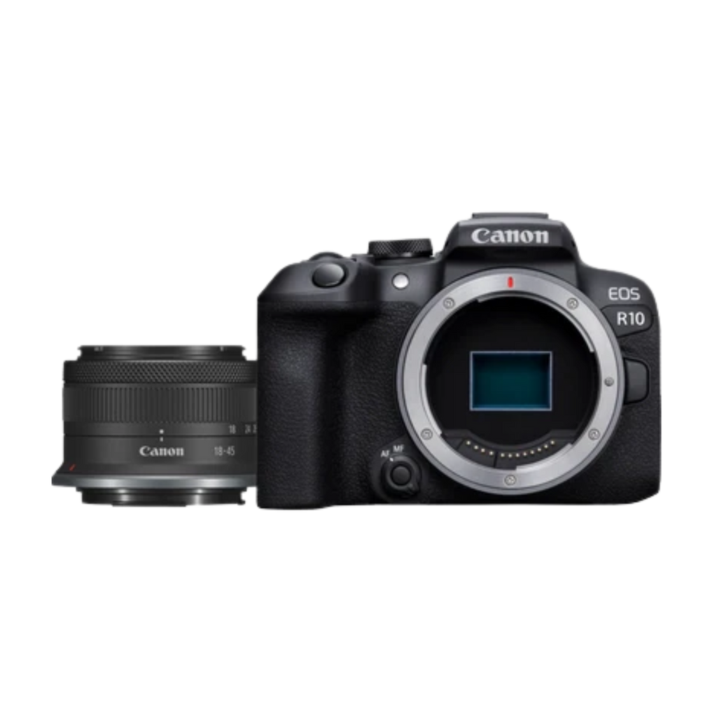 Canon EOS R10 Mirrorless Camera with 18-45mm Lens