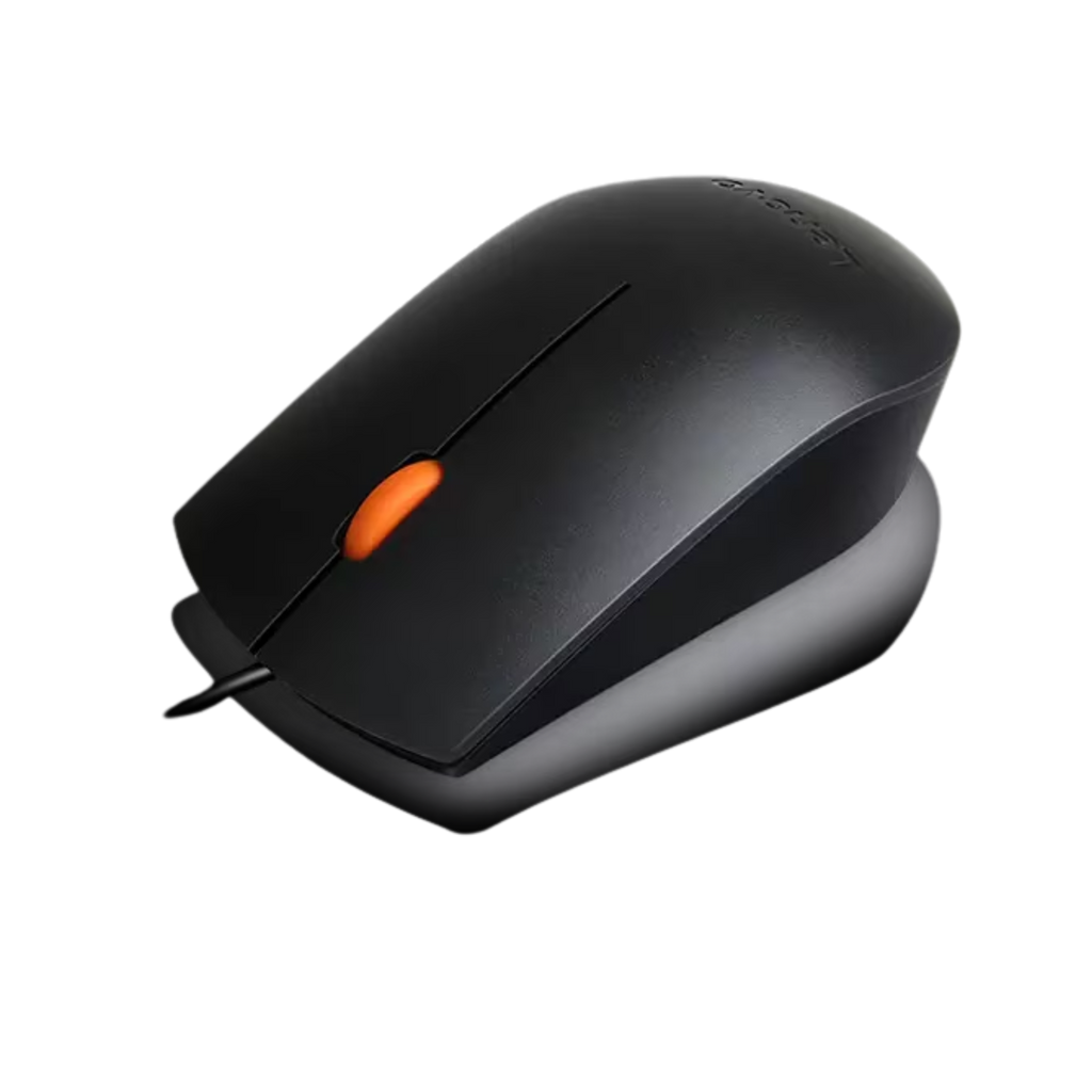 Lenovo 300 Wired USB Mouse - Black