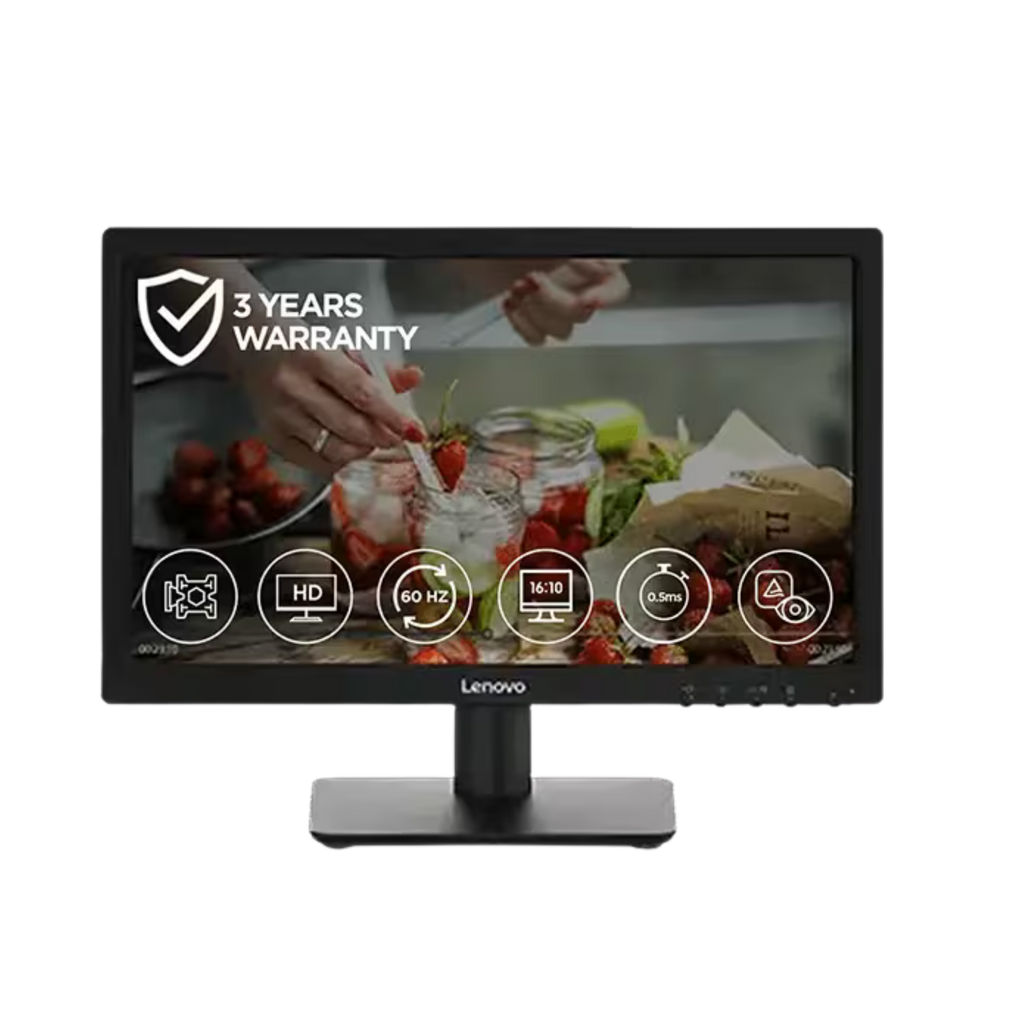 Lenovo D19-10 18.5" HD Monitor (Black)