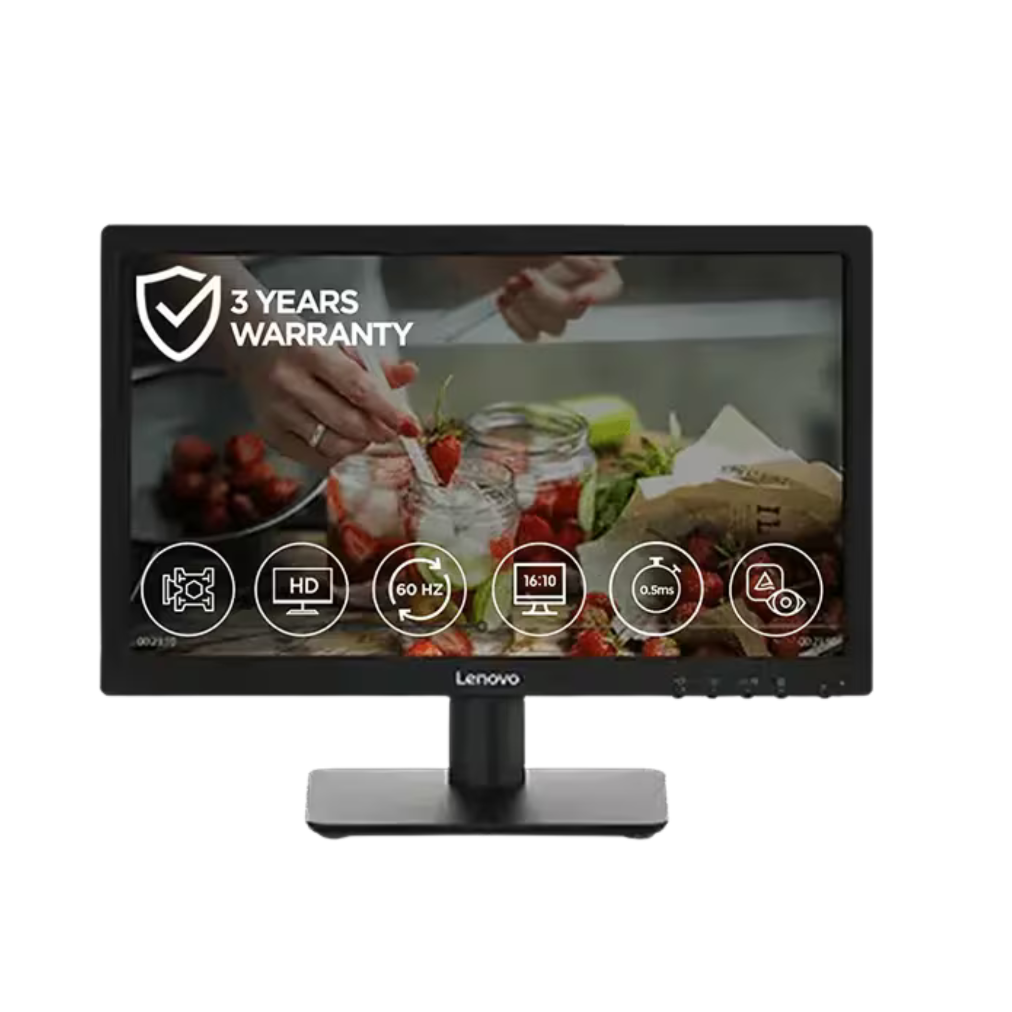 Lenovo D19-10 18.5" HD Monitor (Black)