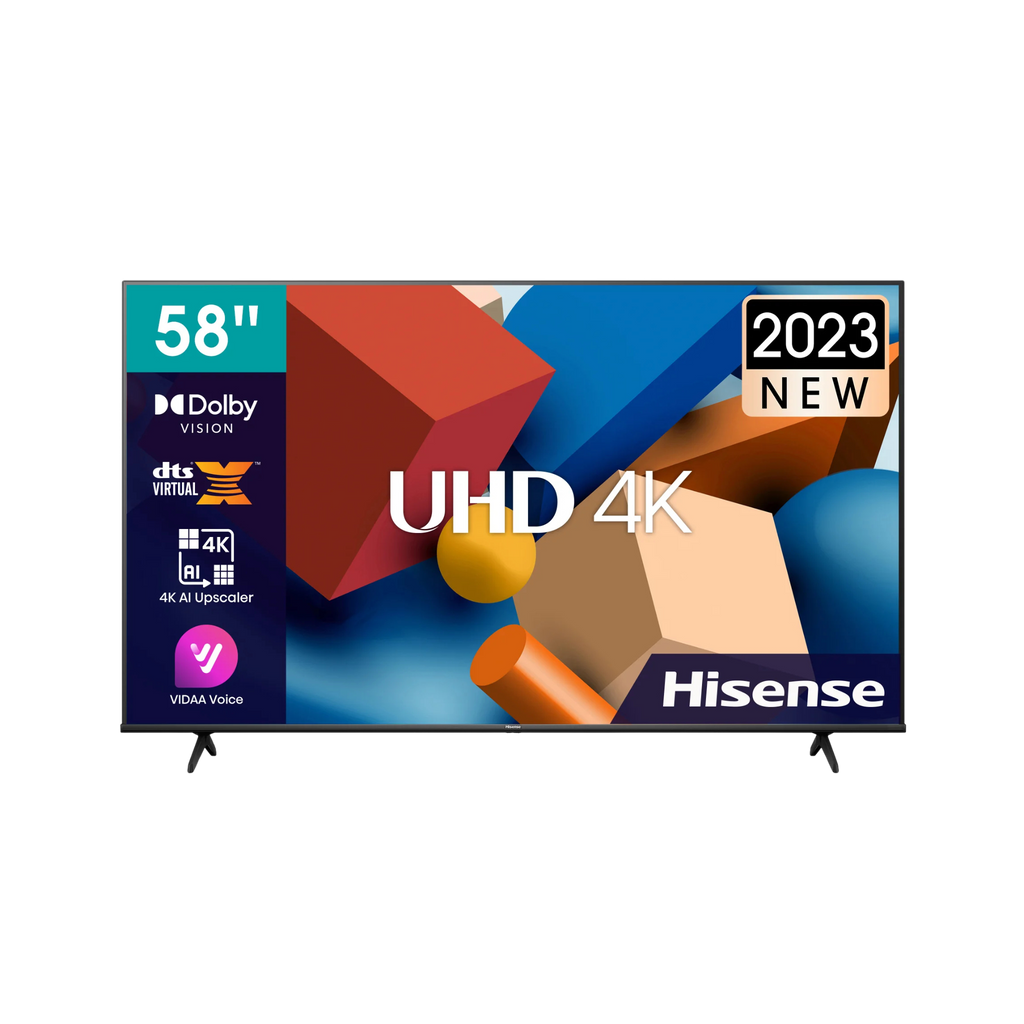 Hisense 58 58A6KEN 4K UHD VIDAA Smart TV"