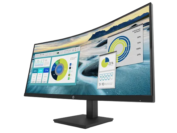 HP P34hc G4 WQHD USB-C Curved Monitor