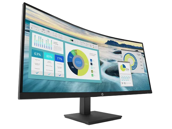 HP P34hc G4 WQHD USB-C Curved Monitor