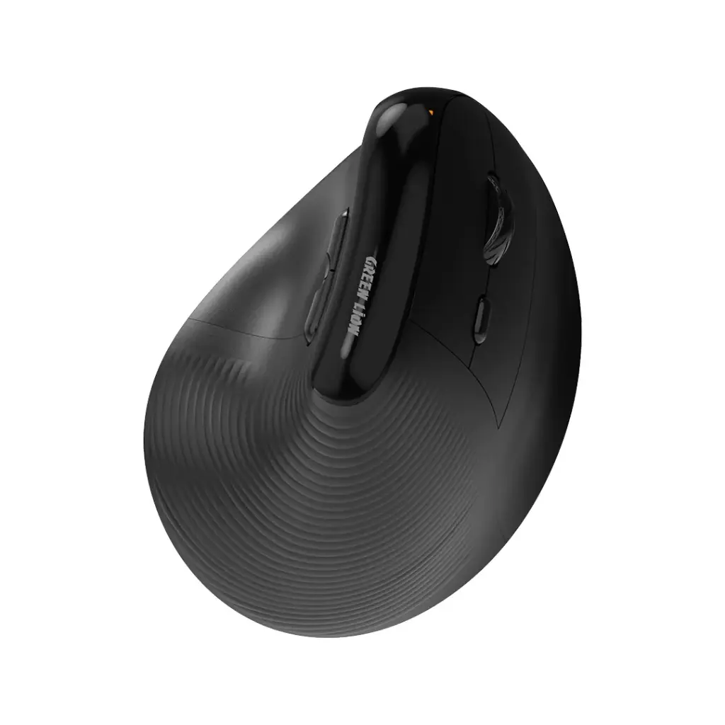 Green Lion Ergo Grip Vertical Mouse - Black