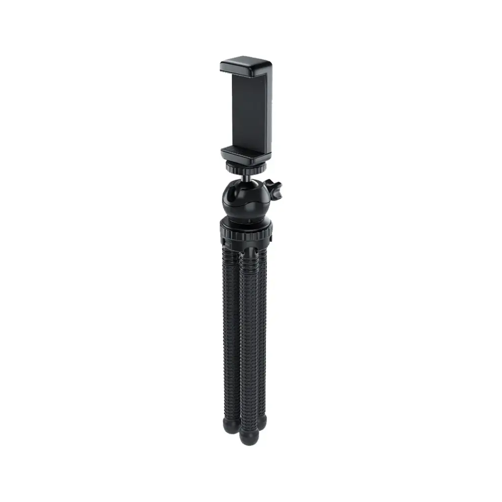 Green Lion Flexible Tripod with Foam Grips - Black