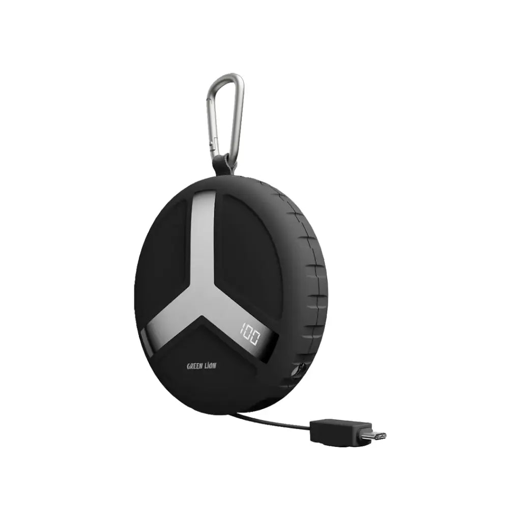 Green Lion Orbit Charge 10000mAh Power Bank PD 22.5W - Black