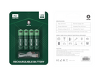 Green Lion Rechargeable Battery AA - Black