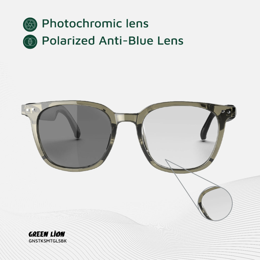 Green Lion Stockholm Smart Glasses - Black