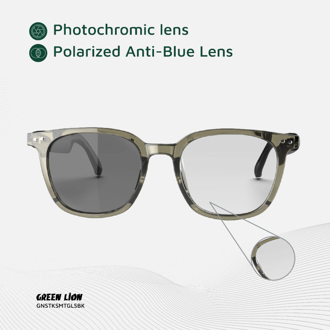 Green Lion Stockholm Smart Glasses - Black