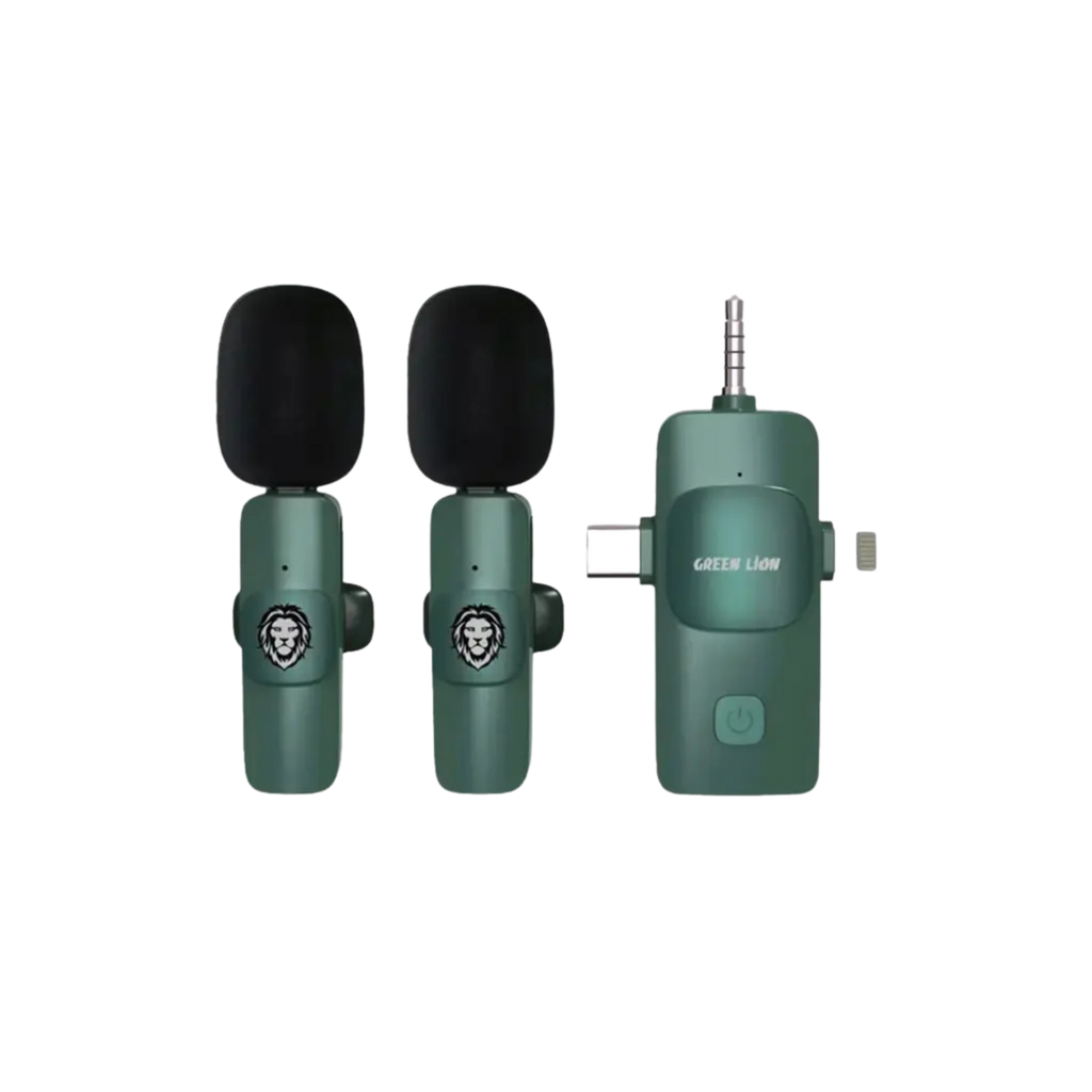 Green Lion 3 IN 1 Microphone Type-C / Lightning / Aux