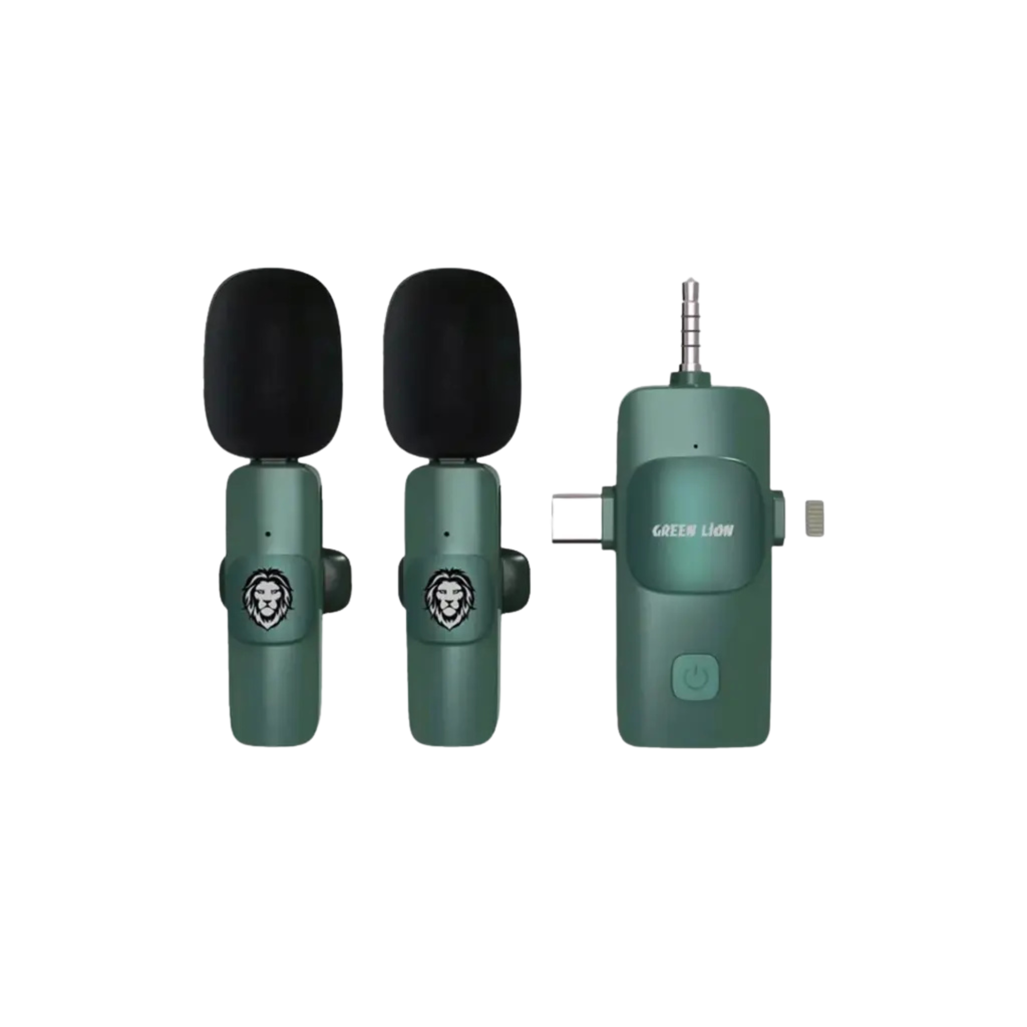 Green Lion 3 IN 1 Microphone Type-C / Lightning / Aux