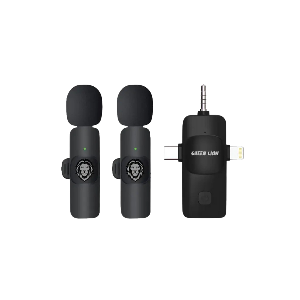 Green Lion 3 IN 1 Microphone Type-C / Lightning / Aux