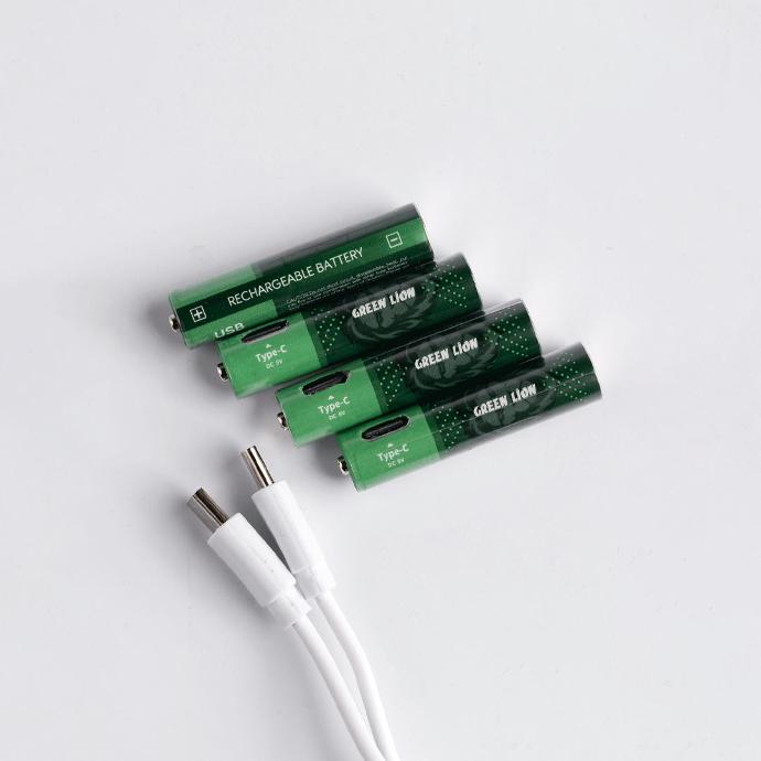 Green Lion Rechargeable Battery AA - Black