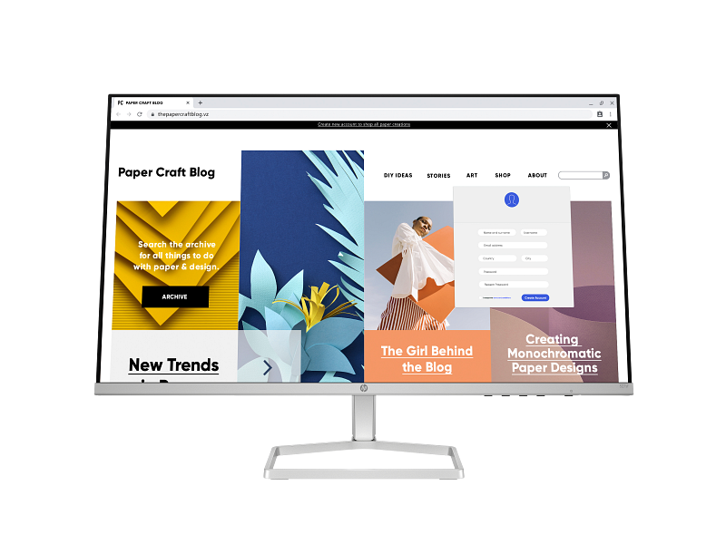 HP S5 524sf FHD Monitor (27")