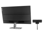 Lenovo L32p-30 31.5" 4K UHD Monitor + Webcam Bundle (Speakers, Raven Black)