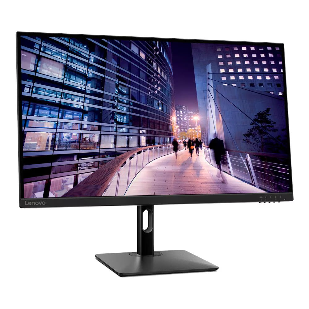 Lenovo N27p 27" 4K UHD Monitor (Speakers, Adjustable, Raven Black)
