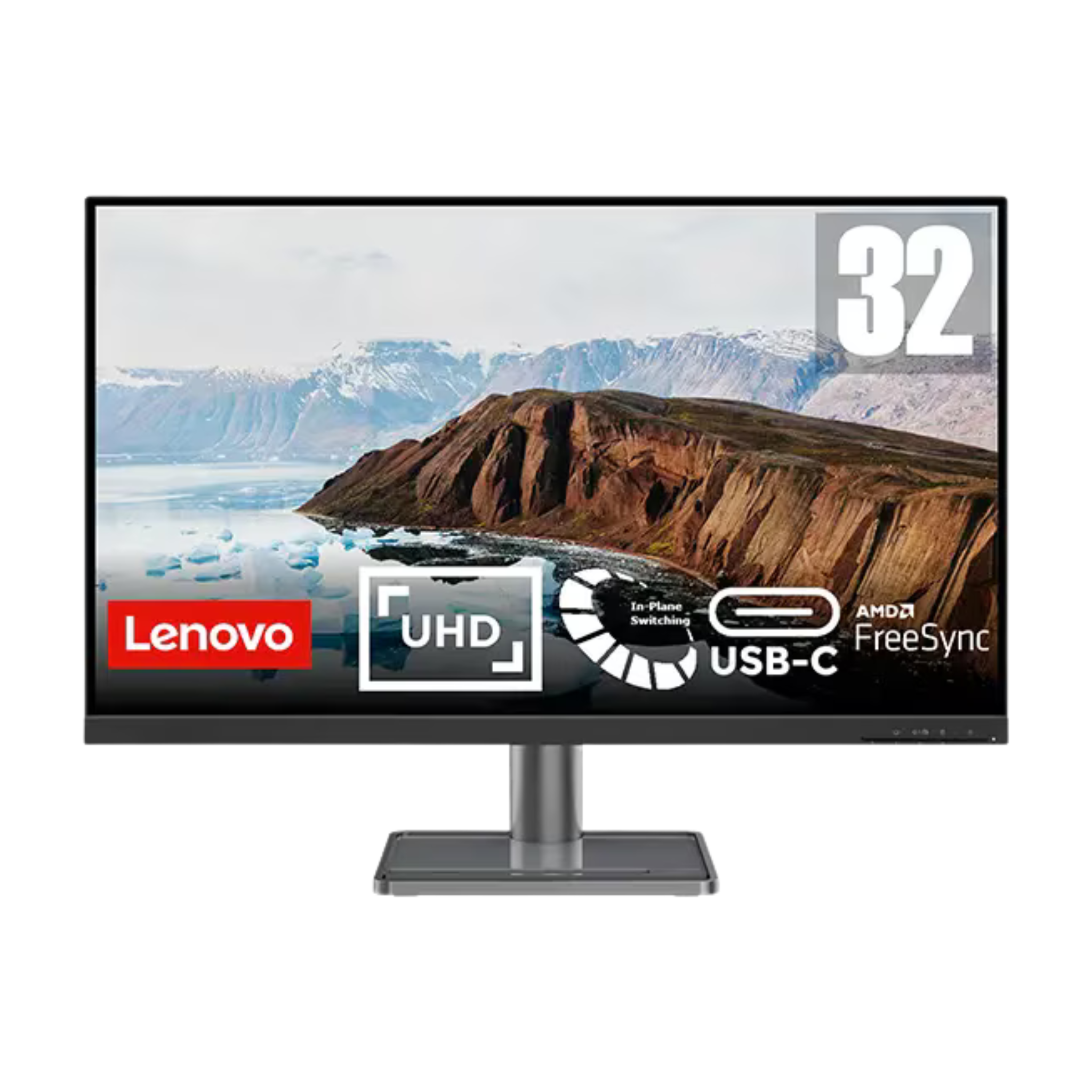 Lenovo L32p-30 31.5" 4K UHD Monitor (Speakers, Raven Black)