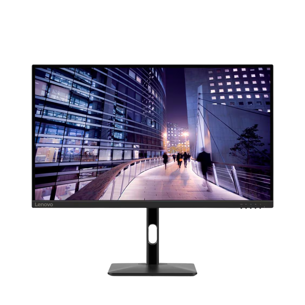 Lenovo N27p 27" 4K UHD Monitor (Speakers, Adjustable, Raven Black)