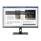 Lenovo ThinkVision P24h-30 23.8" QHD USB-C Hub Monitor (Adjustable, Raven Black)