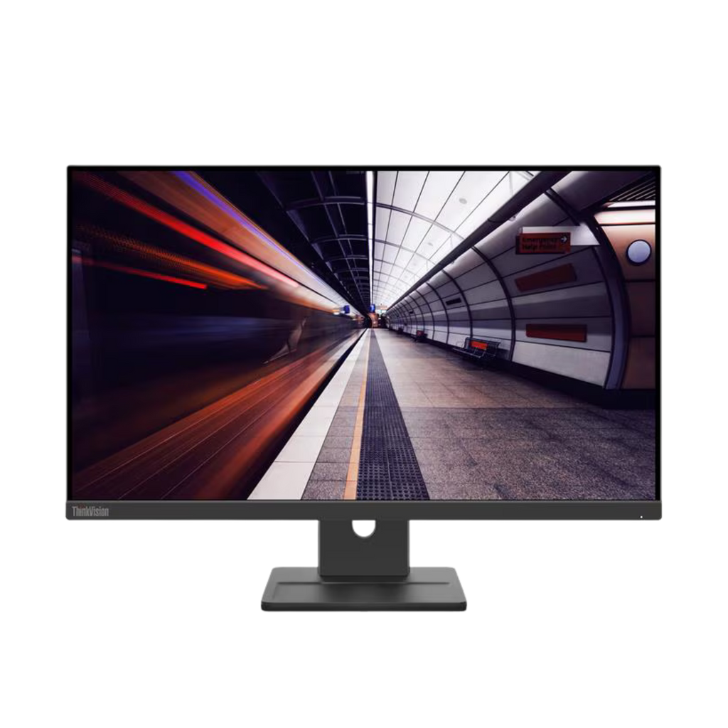 Lenovo ThinkVision E24-30 23.8" FHD Monitor (Speakers, Adjustable, Raven Black)