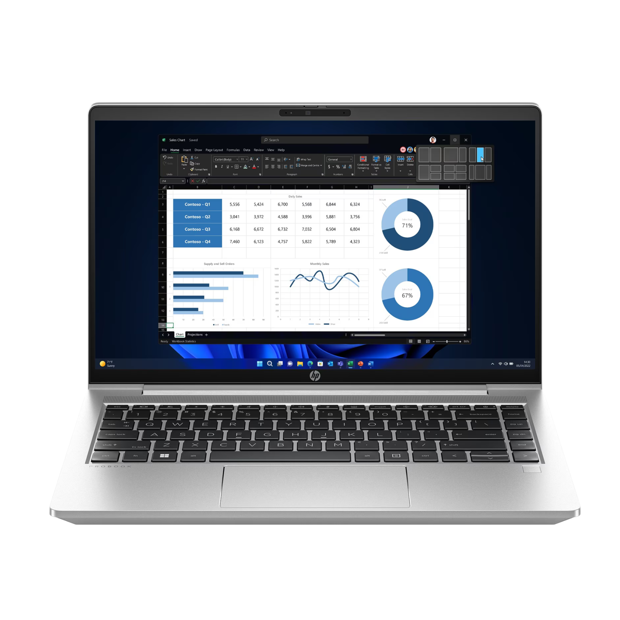 HP ProBook 440 G10 Laptop (Core i7, 16GB RAM, 1TB SSD, Touch) + Mouse & Bag