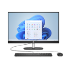 HP All-in-One 27 Desktop (Intel Core i7 1355U, 8GB RAM, 512GB SSD, 27" FHD Touch, Jet Black)