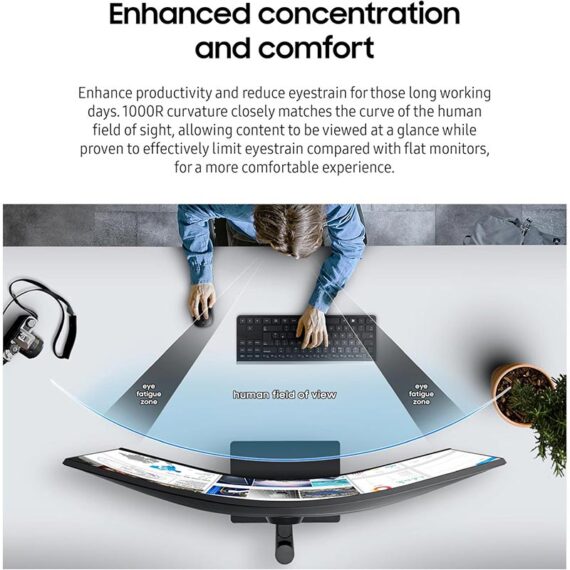 Samsung LS34C654 34" Ultrawide QHD Curved Monitor