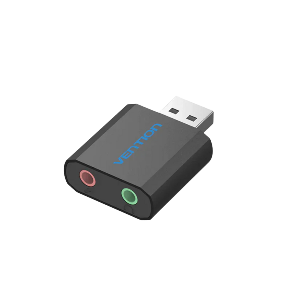 Vention USB External Sound Card Black Metal Type
