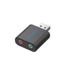 Vention USB External Sound Card Black Metal Type