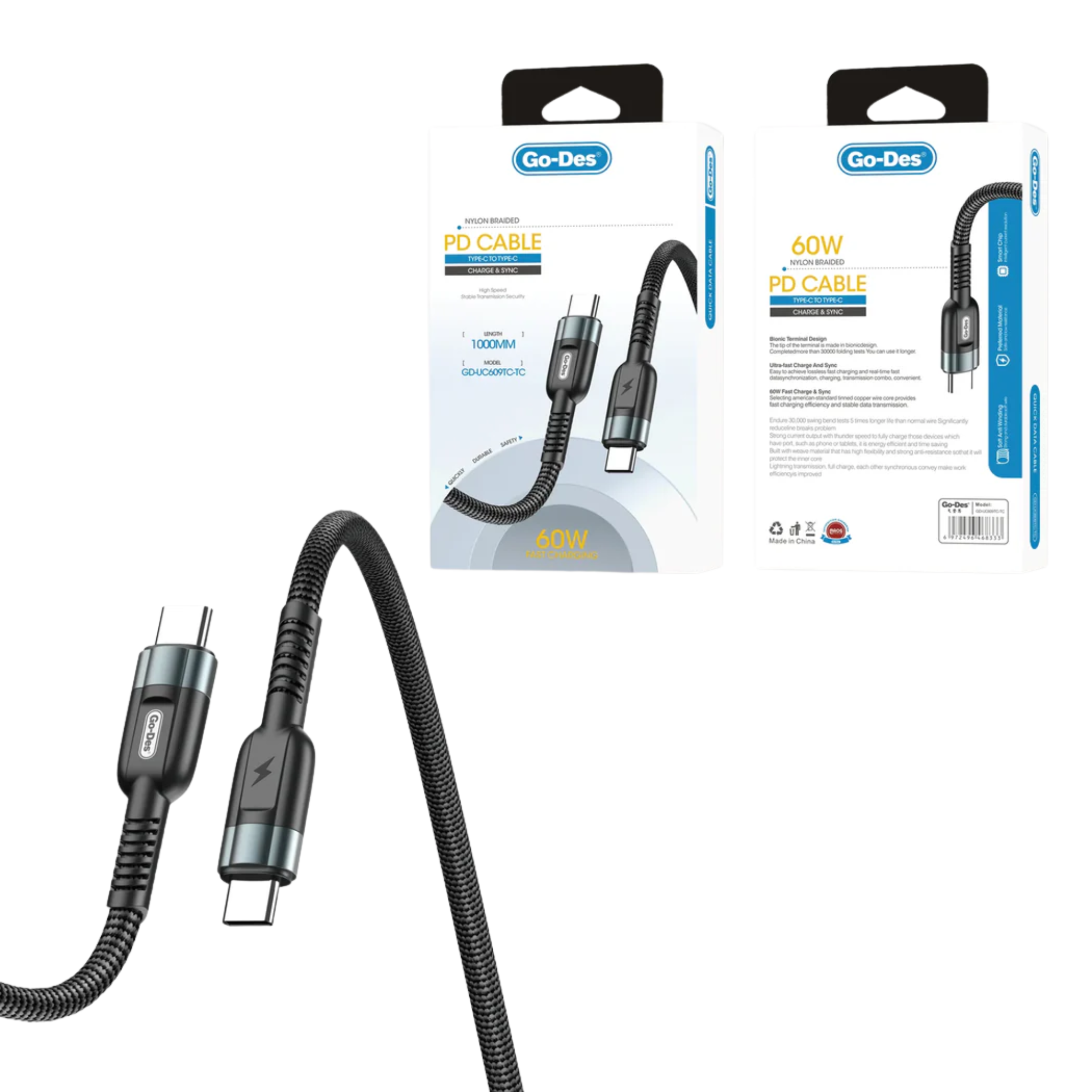 GO-DES 3A DATA CABLE 1M