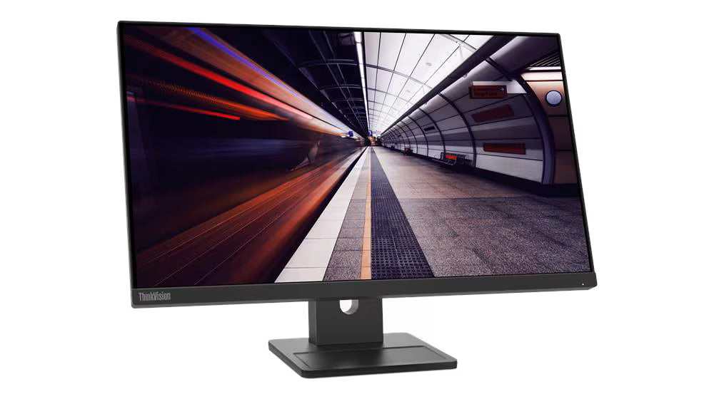 Lenovo ThinkVision E24-30 23.8" FHD Monitor (Speakers, Adjustable, Raven Black)