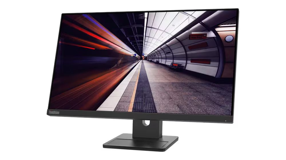 Lenovo ThinkVision E24-30 23.8" FHD Monitor (Speakers, Adjustable, Raven Black)