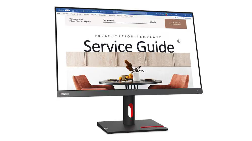 Lenovo ThinkVision S24i-30 23.8" FHD Monitor (Raven Black)